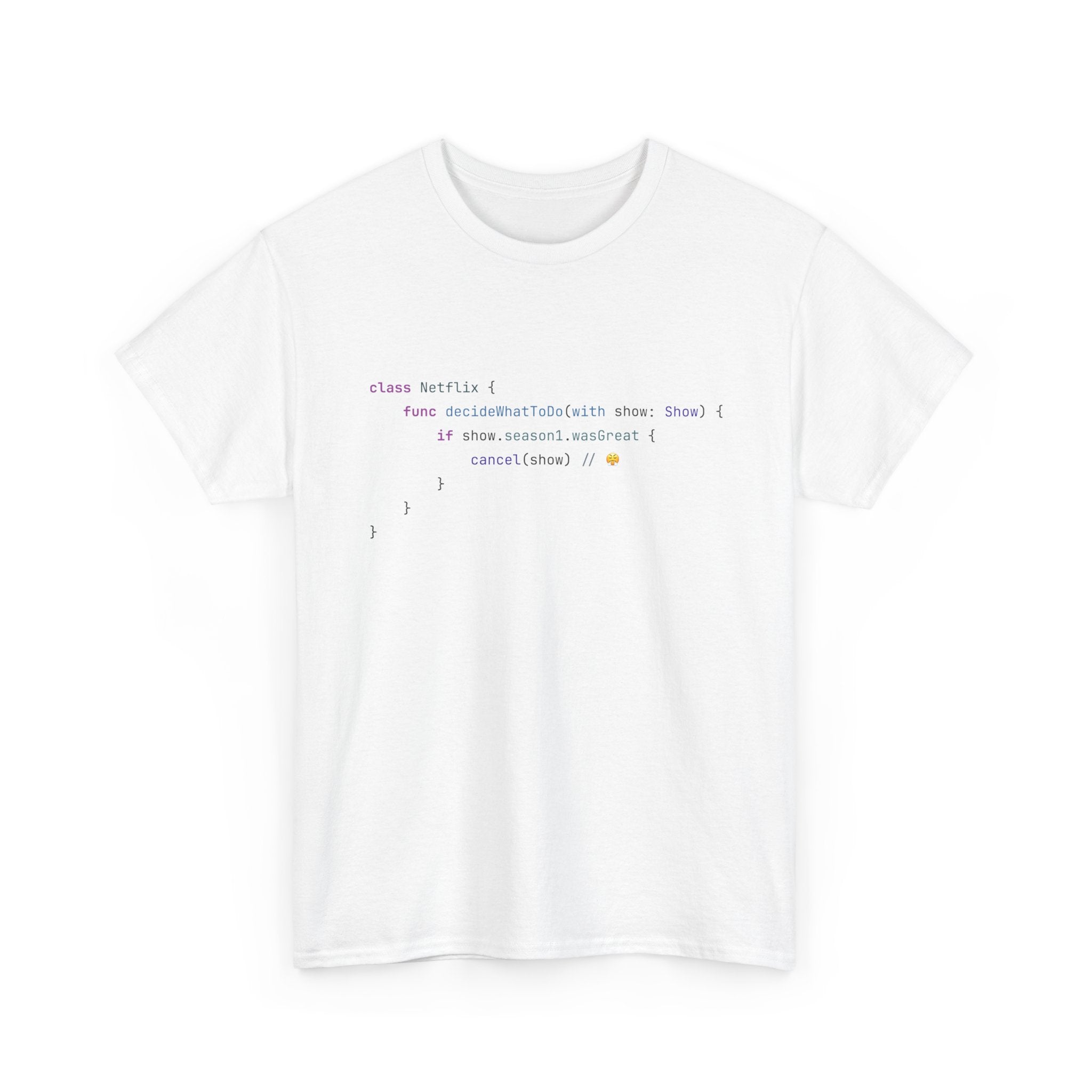 "Why, Netflix?" T-Shirt